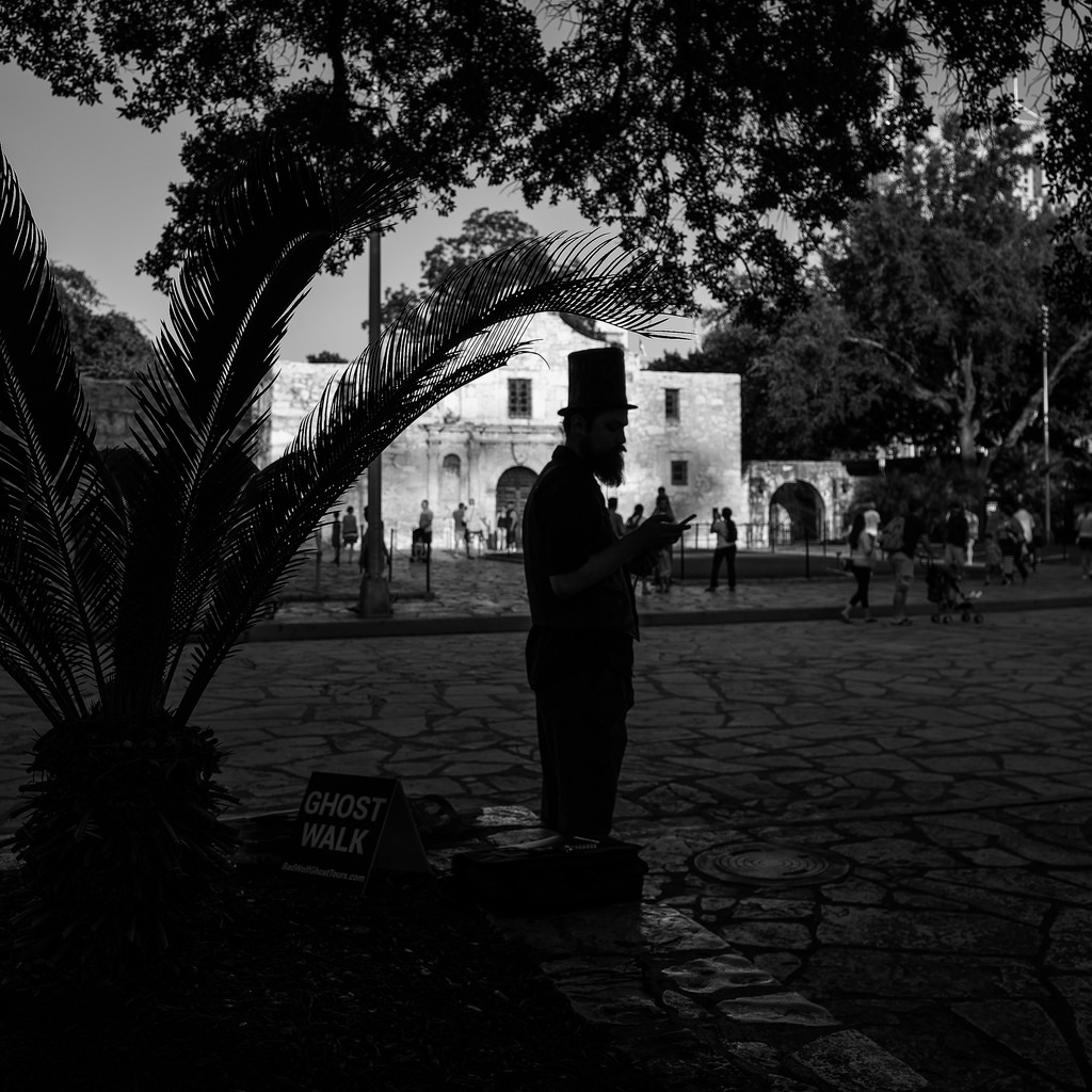 Statue in front of a building