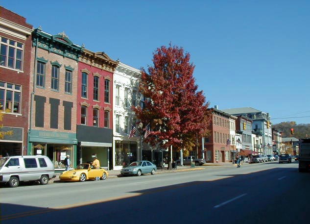 Madison, Indiana Main Street in Fall, 2002